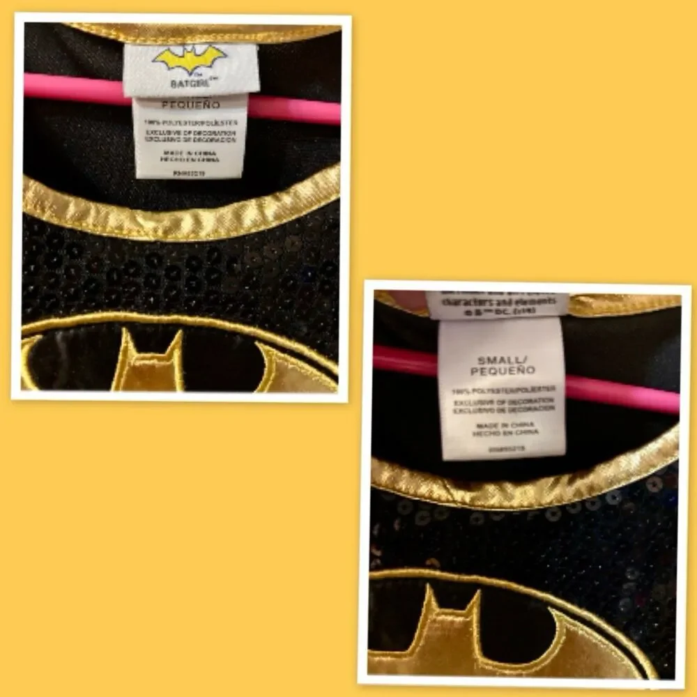 BATGIRL Sequin Tutu Costume Dress ~ Size Small